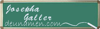 Josepha Galler Visitenkarte